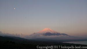 パノラマ台　富士山の夜明け