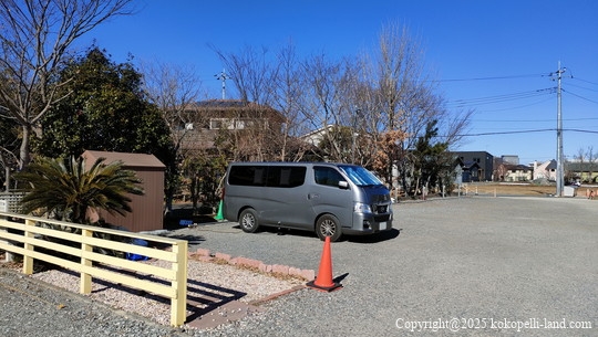 RVパークつくば駐車場所
